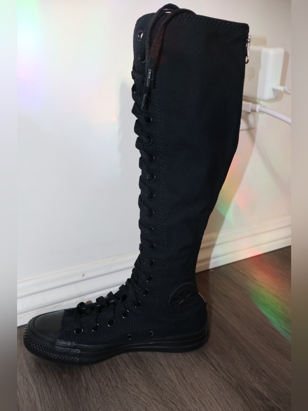 Converse Chuck Taylor All Star XX-Hi Sneaker - Black Monochrome women’s 5